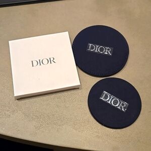 New in box DIOR Mirror black pouch travel black & silver Dior logo Dior travel